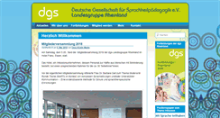 Desktop Screenshot of dgs-rheinland.de